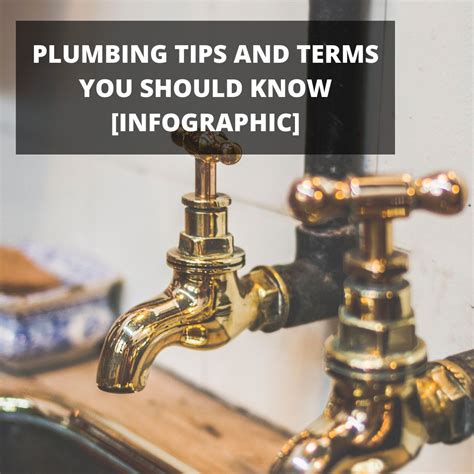 Plumbing Tips And Terms You Should Know Infographic Handyman Corporate