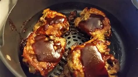 ninja chicken foodi air bbq thighs recipes thigh fryer crisp grill crispy wings