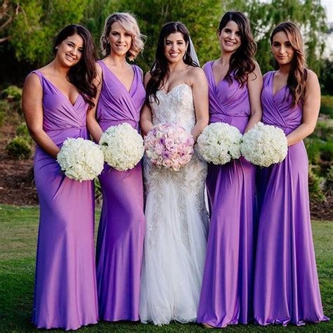 Graceful In Lilac In 2020 Purple Bridesmaid Dresses Lavender