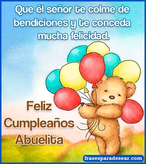 Frases Para Desear Feliz Cumpleaños Abuela Frases E Imagenes Para