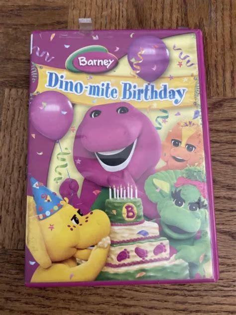 Barney Dino Mite Birthday Dvd 2007 780 Picclick