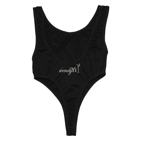 womens mesh sheer see through thong leotard bodysuit high cut lingerie swimwear ebay