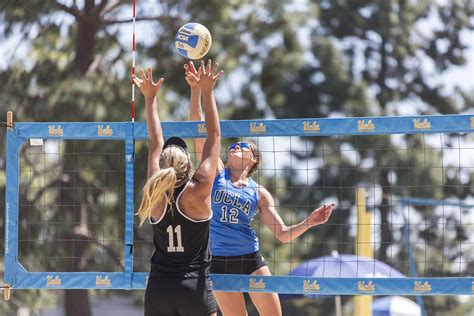 Beach Volleyball Tops Cal Poly LMU In Seasons Only Home Matches