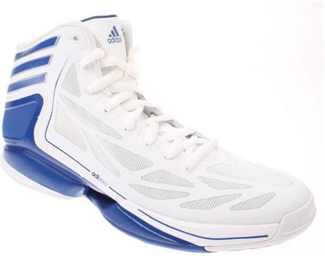 Adidas Adizero Crazy Light Basketbalschoenen Wit Blauw Mt 50