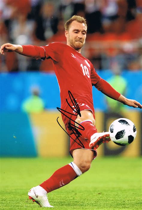 Uefa said in a statement that. Signed Christian Eriksen Denmark Photo