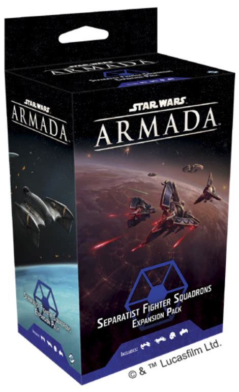 Star Wars Armada Separatist Fighter Squadrons Clone Wars Dark Star