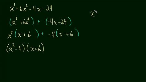 Factoring your equation into the form. 1.5 Factoring a Cubic Polynomial - ax^3 + bx^2 +cx +d (Special Case with Grouping) - YouTube