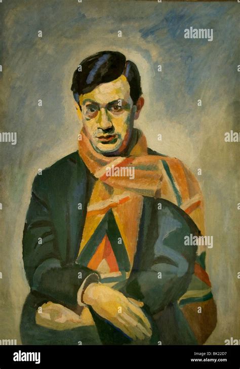 Robert Delaunay France French Painter Portrait Of Tristan Tzara 1923