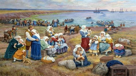 Exile Of The French Settlers In Acadia History Moments