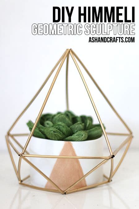 Himmeli Geometric Sculpture Ash And Crafts