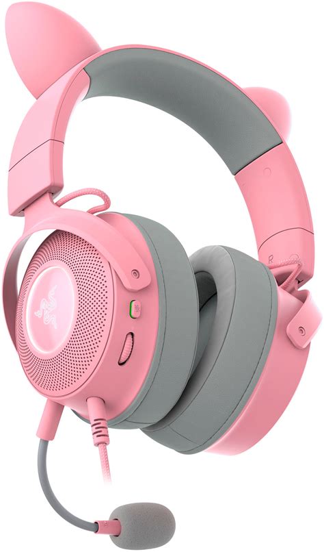 customer reviews razer kraken kitty edition v2 pro wired gaming headset quartz pink rz04