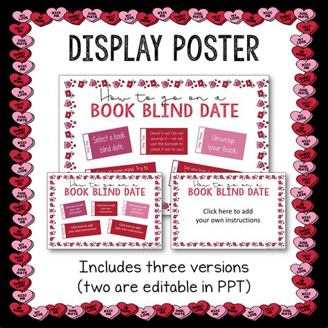 Blind Date With A Book Poster Axis Decoration Ideas