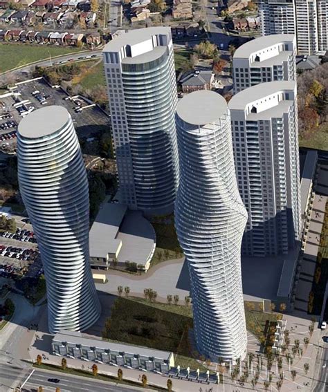 Absolute Towers Mississauga Ontario Futuristic Architecture Mad