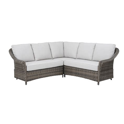 Hampton Bay Chasewood 3 Piece All Weather Wicker Outdoor Patio