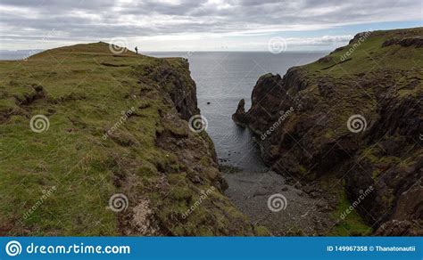 The Rugged Shores Of The Scotland Coast Stock Photo Image Of Light