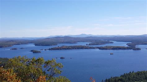 View Of Nhs Squam Lake From West Rattlesnake Mtn Youtube