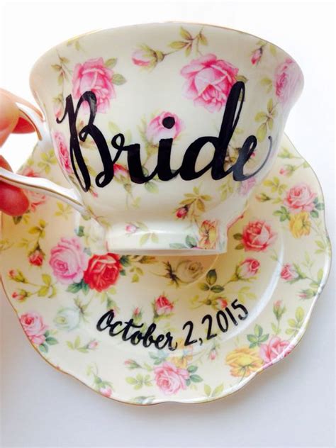 Wedding party gifts don't have to cause you stress on your big day! 25 Lovely Tea Party Bridal Shower Ideas - Hi Miss Puff