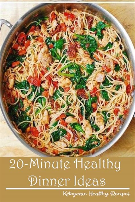 20 Minute Healthy Dinner Ideas Recipe Com Nine
