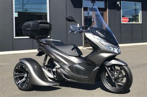 Pengen tahu tipe motor viar roda tiga apa saja yang saat ini bisa agan pinang untuk jadi teman usaha? Modifikasi Honda PCX 150 Jadi Tiga Roda, Comot Teknologi ...