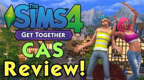 The Sims 4 Get Together Create A Sim Cas Reviewoverview Youtube