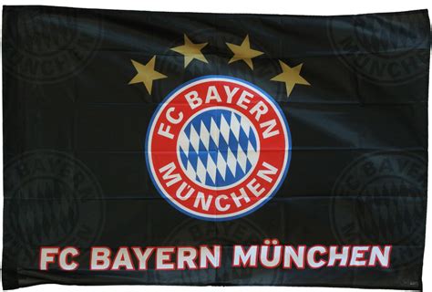Bayern was given in red and white. Buy FC Bayern Muenchen (Black with Logo) - 3'x5' Polyester ...