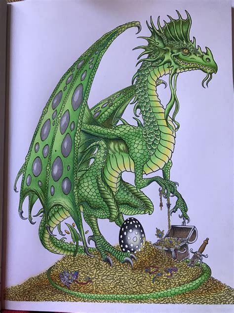 The European Dragon Coloring Book Art Artist Books Book Art