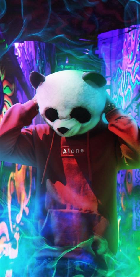 Neon Panda Wallpapers Wallpaper Cave