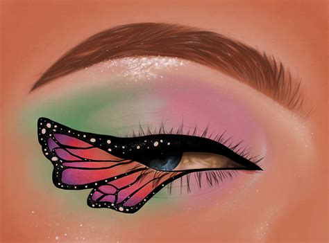 Butterfly Eye Digital Art By Dezirae Dwyer Pixels