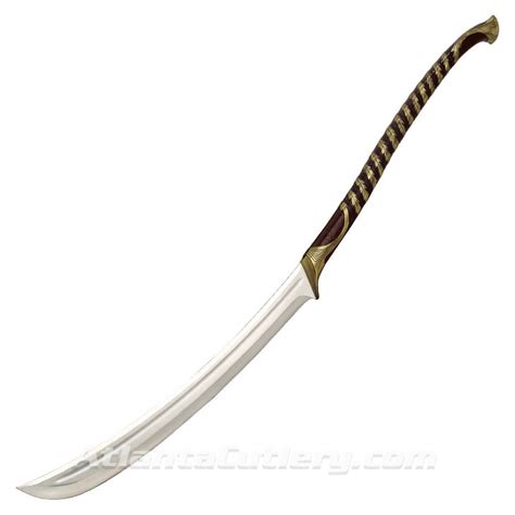Lord Of The Rings Licensed High Elven Warrior Sword With Plaque