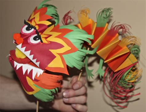 Paper Dragon Chinese New Year Crafts