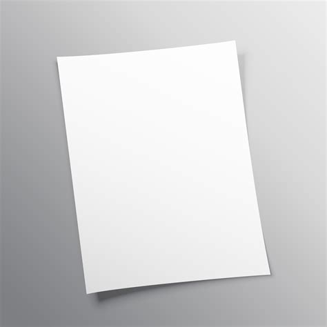 Blank Sheet Of Paper Texture