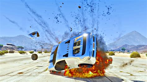 Gta 5 Blowing Up Cars Gta 5 Car Explosions Adder Youtube