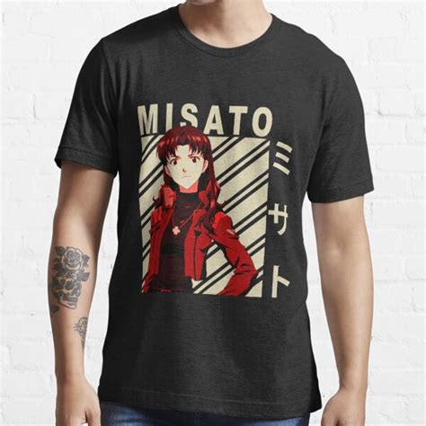 Misato Katsuragi Vintage Art T Shirt For Sale By Lahcenbamouh Redbubble Misato T Shirts