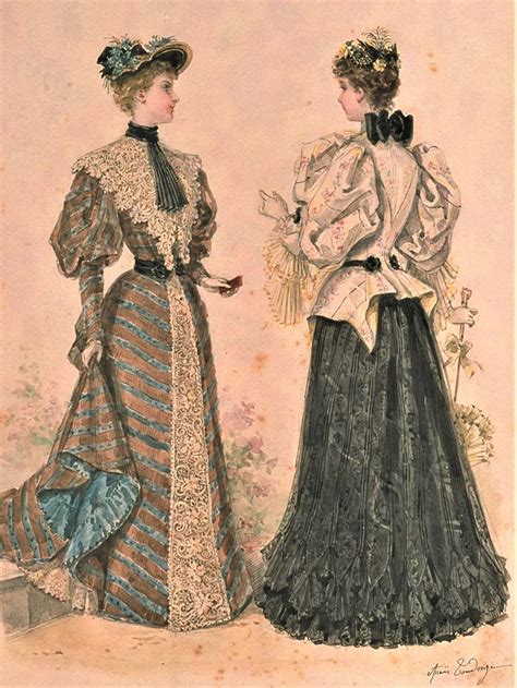 La Mode Illustree 1894 Edwardian Fashion Fashion History