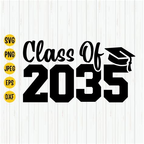 Class Of 2035 Svg Graduation 2035 Svg Pre K Graduate Preschool