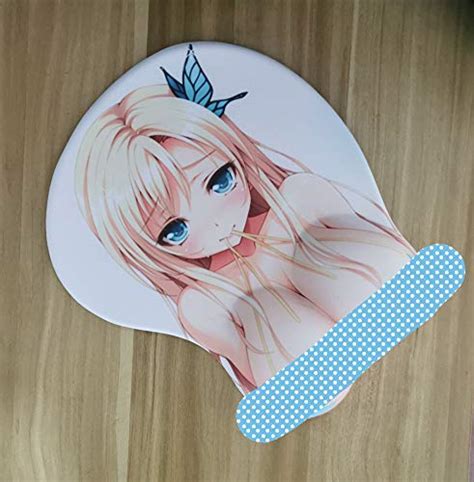 Fonyell Sena Kashiwazaki Anime Mouse Pads With Wrist Rest Support Soft Silicone Ergonomic 3d