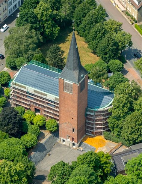 Luftaufnahme Dorsten Umbau Am Kirchengeb Ude Der St Johannes Kirche