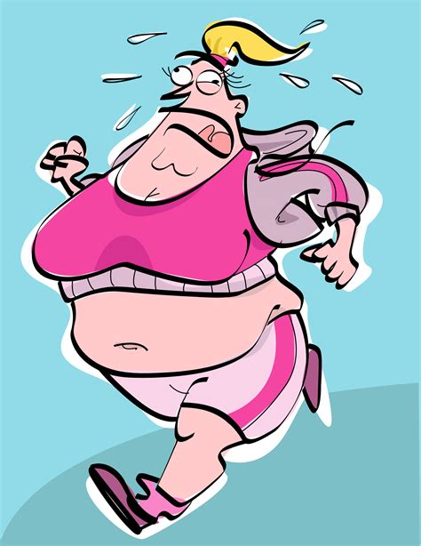 Fat Lady Running Op Weg Naar De Marathon
