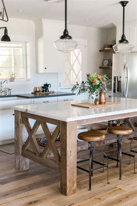 44 Awesome Rustic Kitchen Island Design Ideas Pimphomee