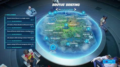 Fortnite Brutus Briefing Challenge Guide Unlock Ghost Or Shadow