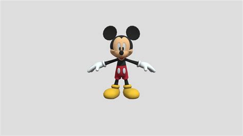Hip Hop Dancing Mickey Mouse Download Free 3d Model By
