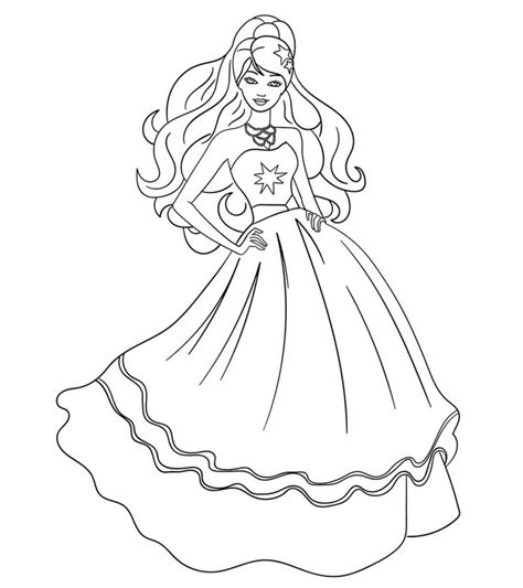 Colors, beautiful images, castles, elegant dresses and not to forget the beautiful golden tresses. Top 50 Free Printable Barbie Coloring Pages Online