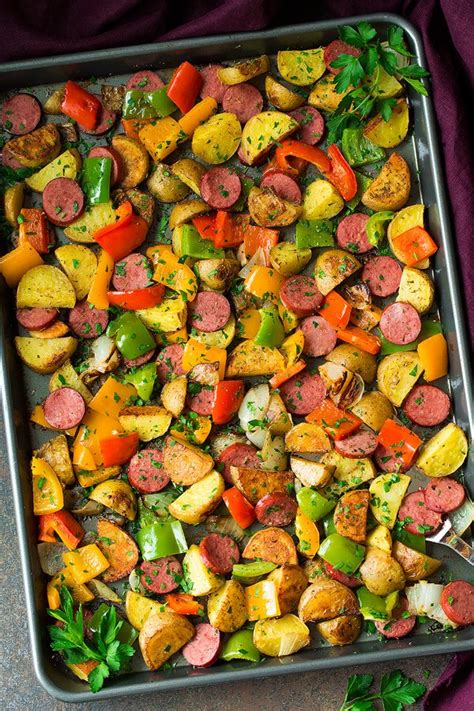 Requiring few ingredients, hardly any prep, and with so much versatility, this easy sausage and peppers recipe will become a household favorite. Sheet Pan Turkey Sausage Potato and Pepper Hash - Cooking ...