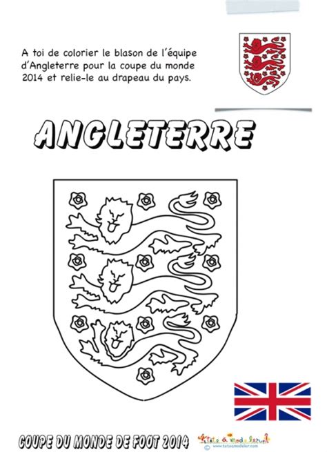 Explore and download more than million+ free png. Activité blason foot Angleterre mondial 2014 sur Tête à ...
