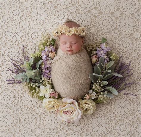 Fresh Flowers For Newborn Sessions Baby Girl Newborn Pictures