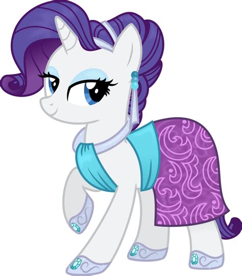 My Little Pony Rarity Dress Up Toy 6 Inch White Pony Figure With