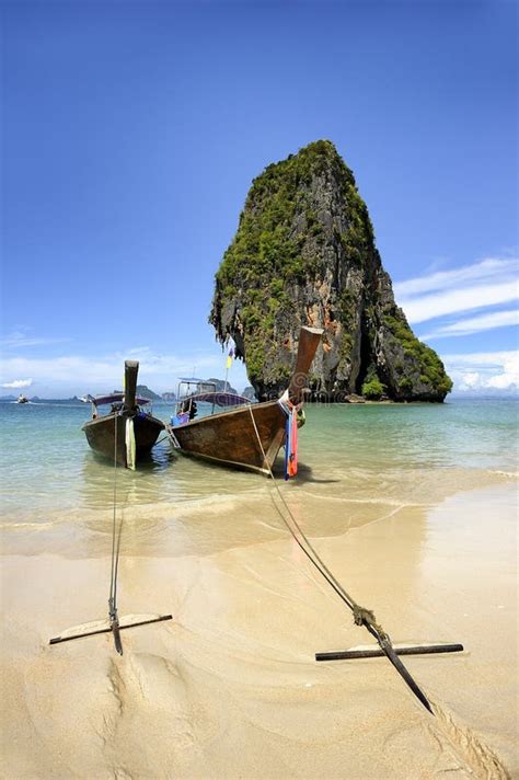 Railay Beach Krabi Thailand Stock Photo Image Of Lagoon Marine 30984176