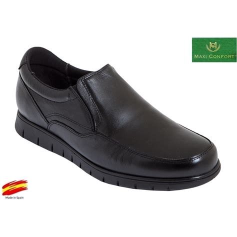 Zapato Hombre C Modo Piel Negro Maxi Confort Ziwi Shoes