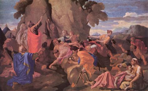 Moses Striking Water From The Rock 1649 Nicolas Poussin