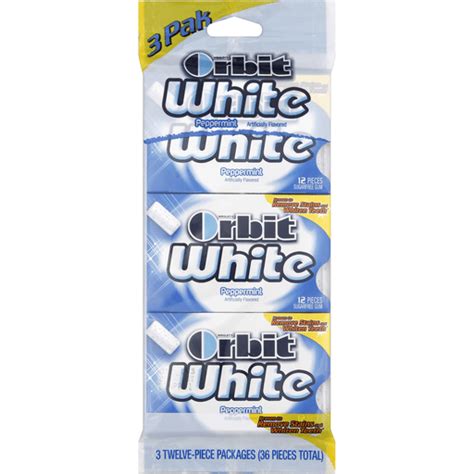 Orbit White Gum Sugarfree Peppermint Provisiones Selectos